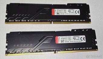 32GB - 2x16GB HyperX KIT DDR4 3000 MHz  Kingston KHX3000C15 - 2