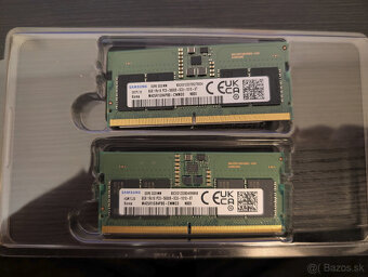 16GB DDR5 SODIMM RAM Samsung do notebooku 2x 8GB - 2