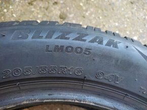 205/55 r16 zimné pneu Bridgestone - 2