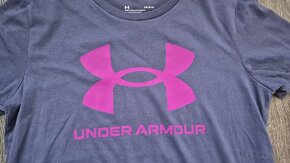 Damske tricko Under Armour, loose fit,vel.L, fialove - 2