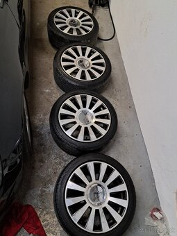 Predám sadu kolies alu diskov 5x112 5x100 r17 - 2