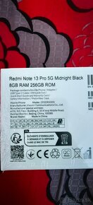 Xiaomi Redmi Note 13 Pro 8GB/256GB Midnight black / čierny - 2