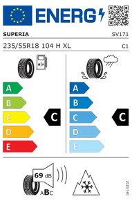 Zimné pneumatiky Superia BlueWin 235/55 r18 104H XL - 2