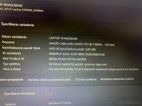 Notebook Asus E410MA - 2