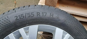 1ks Continental 215/55R17 zimna - 2