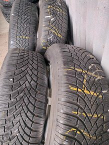 Zimná 4ks alu disky orig. Škoda 5x112 R17 pneu 215/65 r17 - 2