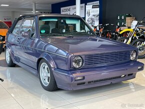 REZERVOVANÉ -VW Golf Cabrio Mk1, 1,6i 53kW MT5, 1988 - 2