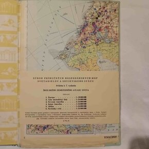 Školský zemepisný atlas r.v. 1960 - 2