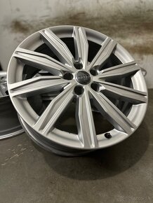 Nepoužívané hliníkové disky 5x112 R19 Audi A6 C8, S6 TPMS - 2