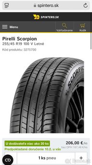 Pirelli Scorpion 255/45 R19 pneumatiky - 2