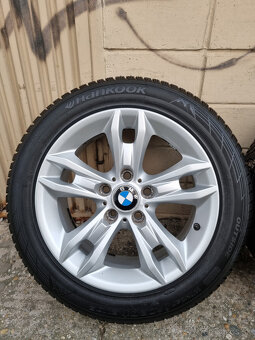 Alu disky BMW 5x120 R17 + zimné pneu Hankook 225/50 R17 94V - 2