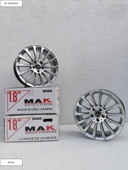 Mercedes C, E, S alu disky GMP 5x112 r18 ET45 1230 - 2