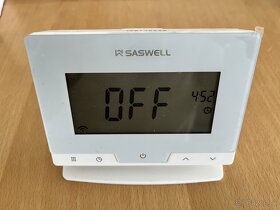 Predám Wifi bezdrôtový termostat Saswell T19XWHB-7-RF-App - 2