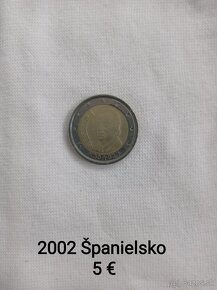 2 eurové mince, 1€, 0,50€ - 2