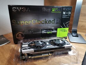 Predám EVGA 1070 SuperClocked2 8GB, VR ready - 2