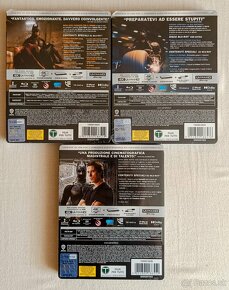 The DARK KNIGHT (Batman) 4K steelbook trilogia - 2