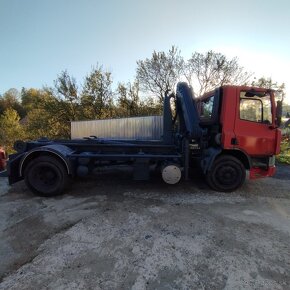 DAF 65.210 hakový nosič + hydraulická ruka 4T+vidly - 2