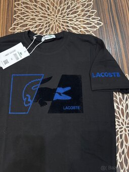 Lacoste tričko čierne - 2