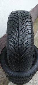 Plechové disky Ford 4x108 a celoročné Goodyear 195/60 R15 - 2