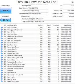 3,5" HDD Toshiba NAS N300 14TB - 2