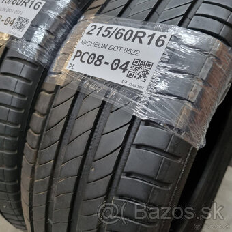 Letné pneumatiky 215/60 R16 MICHELIN DOT0522 - 2