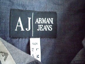 Armani Jeans pánska slim košeľa M - 2