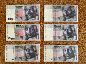 Slovenské bankovky (1000 SK,500 SK,200 SK,100 SK,20SK) - 2