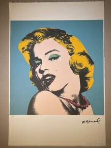 Andy Warhol "Monroe" Limitovaná edícia_Číslované_Certifikát - 2