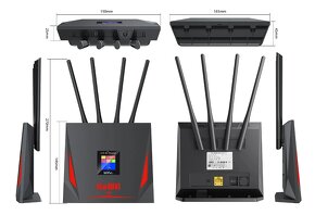 4G LTE WiFi router so slotom na SIM kartu,150Mbps - 2