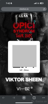 Viktor Sheen- Opičí syndrom tour - Žilina - VIP - 2