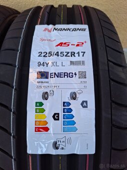 225/45 R17 letné pneumatiky ÚPLNÉ NOVÉ - 2