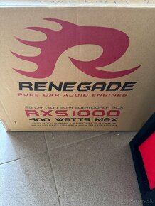 Aktívny Subwoofer Renegade+kapacitor a zosilňovač - 2