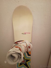 143 cm krasny snowboard ROSSIGNOL s viazanim - 2