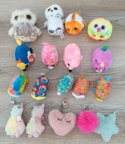 Nové plyšové ty beanie boos 15cm, puffies, teenies - 2