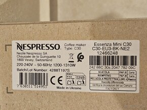 NESPRESSO Essenza Mini Krups Piano Black - 2