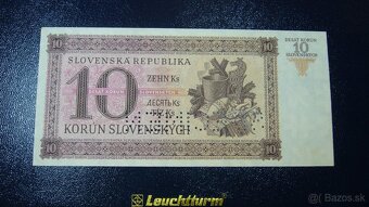 10 KORÚN SLOVENSKÝCH 1943 ANULÁT - 2