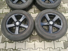 Elektrony VW Tiguan Black 5x112 r16, zimné pneu 225/60 r16 - 2