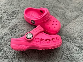 Detske topanocky crocs - ruzove - vel.22/23 - 2