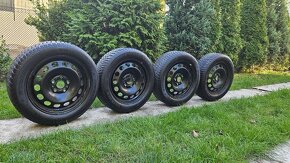 Plechové disky + zimné pneu Vredestein 205/55 R16 5x112 - 2