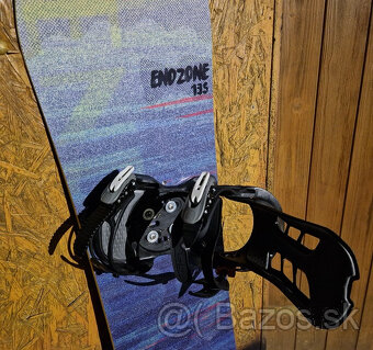 Predám snowboard komplet 135 s viazaním - 2