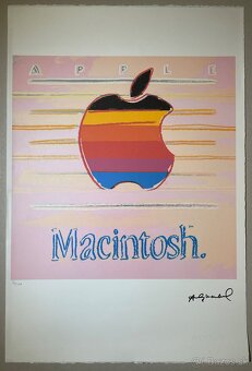 Andy Warhol "Apple" Limitovaná edícia_Certifikát - 2