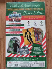 Futbalové kartičky UCC Topps Match Attax - Adventný kalendár - 2