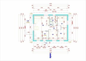 4 izbový rodinný dom , pozemok 600 m2, Malý Lapáš, Nitra - 2