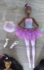 Nová Barbie černoška,Extra,baletka,spievajúca,Color Reveal - 2