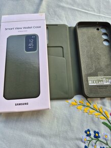 S23 plus smart view wallet case zelený Samsung obal orginal - 2