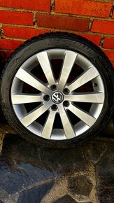 Predám Vw elektrony na Passat R-Line 17” + pneu 225/45 r17 - 2