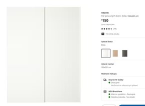 Ikea HASVIK 150x201cm (úplne nové) - 2