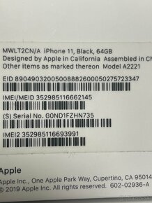 iPhone 11 Black 64GB - 2