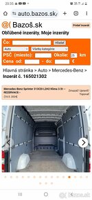 Predám výdrevu na Mercedes Sprinter - 2