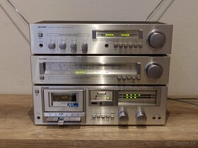 Zostava Zosilovac,Tuner,Tape deck SHARP SM-30, ST-30, RT-30 - 2